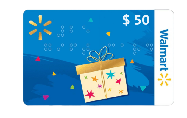 $50 Walmart Gift Card